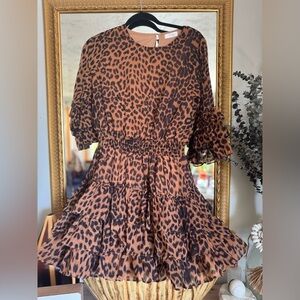 Vestique Leopard Print Dress